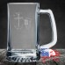 25 oz Beer Mug with Handle | I Kneel to Submit, I Stand to Respect - 1776% Sure