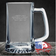 25 oz Beer Mug with Handle | I I