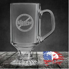 10 oz Clear Footed Coffee Mug | 