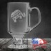 10 oz Clear Footed Coffee Mug | We are Conservative Therefore We are Right