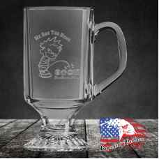 10 oz Clear Footed Coffee Mug | 