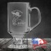10 oz Clear Footed Coffee Mug | Cowboy - We are the News - The MSM