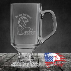 10 oz Clear Footed Coffee Mug | 