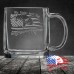 12 1/4 oz Clear Coffee Mug | My Rights don't End Where your feelings Begin - Represent
