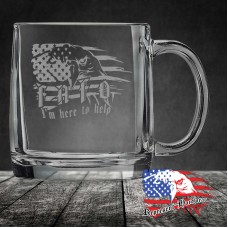 12 1/4 oz Clear Coffee Mug | FAF