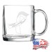 12 1/4 oz Clear Coffee Mug | We are Conservitive Therefore We are Right