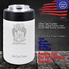 Donkey Pox, The Virus Killing America | 12 oz Powder Coated Stainless Steel Can Cooler | Laser Engraved | Customizable