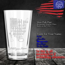 So this is all meaningless if Technology advances? | 16 oz Pub Pint Glass | Laser Engraved | Customizable