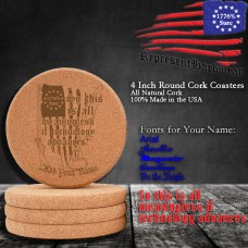 So this is all meaningless if Technology advances? | 4 Inch Round Cork Coaster, Set of 4 | Laser Engraved | Customizable