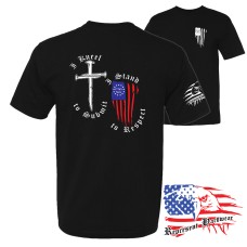 Midweight Unisex Crew Tee Shirt - I Kneel to Submit, I Stand to Respect