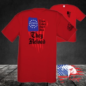 Midweight Unisex Crew Tee Shirt - These Colors Don't Run - They Reload