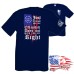 Midweight Unisex Crew Tee Shirt - Just because you're Offended Does not mean you're Right