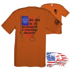 Midweight Unisex Crew Tee Shirt - So this is all meaningless if Technology Advances?