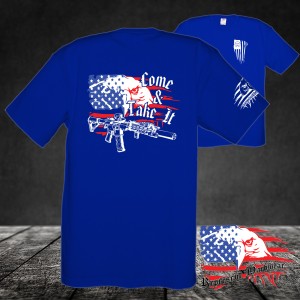 Midweight Unisex Crew Tee Shirt - Come and Take It