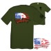 Midweight Unisex Crew Tee Shirt - God - Family - Country