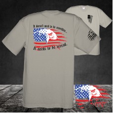 Midweight Unisex Crew Tee Shirt - It doesn't need to be rewritten… It needs to be reread.
