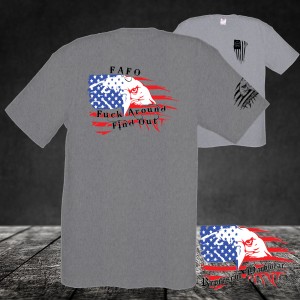 Midweight Unisex Crew Tee Shirt - FAFO - Fuck Around - Find Out