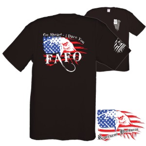 Midweight Unisex Crew Tee Shirt - Go Ahead - I Dare You - FAFO