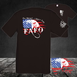 Midweight Unisex Crew Tee Shirt - Go Ahead - I Dare You - FAFO