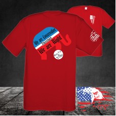 Midweight Unisex Crew Tee Shirt - I am Conservative - Therefore - I am Right