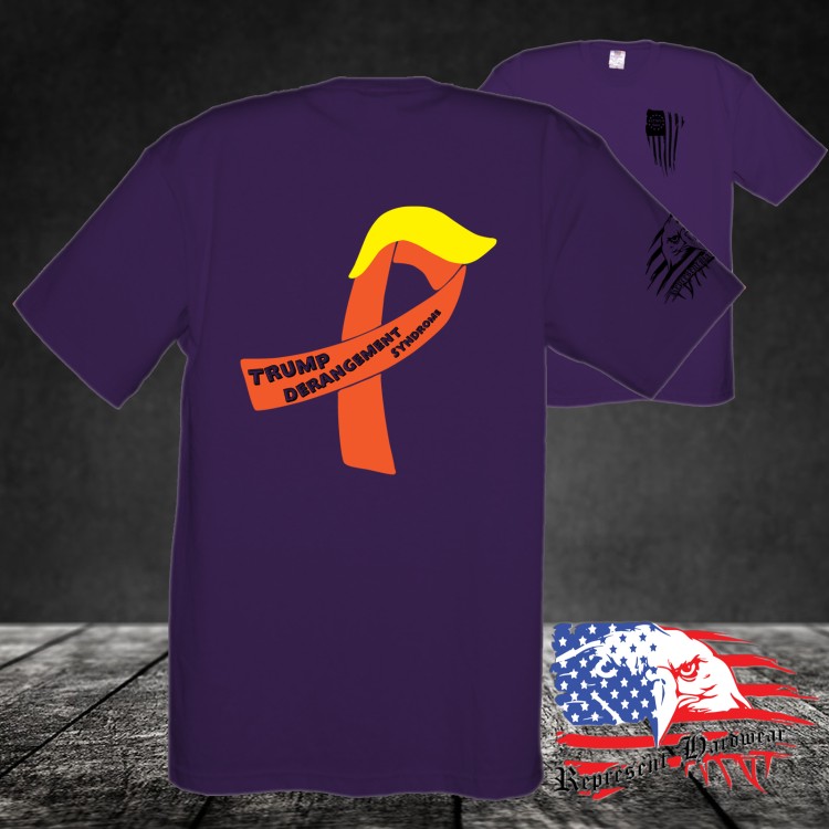Midweight Unisex Crew Tee Shirt - Trump Derangment Syndrome