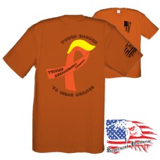 Midweight Unisex Crew Tee Shirt - Tough Enough to wear Orange? Trump Derangment Syndrome