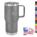 20 oz Coffee Mug - Slider Lid - I Kneel to Submit, I Stand to Respect