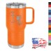 20 oz Coffee Mug - Slider Lid - I Kneel to Submit, I Stand to Respect