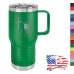 20 oz Coffee Mug - Slider Lid - I Kneel to Submit, I Stand to Respect