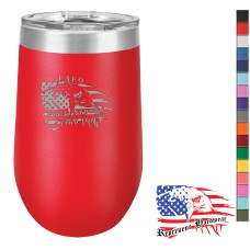 16 oz Stemless Tumbler - Clear Lid - FAFO - Fuck Around - Find Out