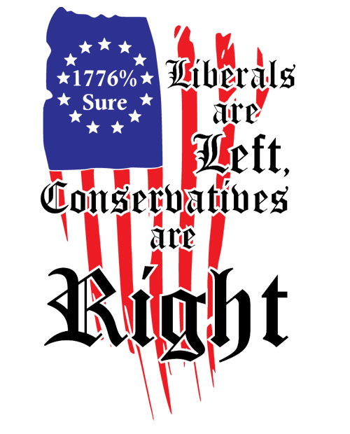 Liberals are Left, Conservatives are Right